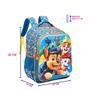 Imagem de Kit Escolar Mochila Costas com Lancheira Térmica e Estojo Duplo Patrulha Canina Chase Original Xeryus