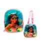 Imagem de Kit Escolar Mochila Costas e lancheira Yepp 3d Infantil Rosa