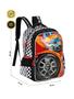 Imagem de Kit Escolar Mochila De Costas+Lancheira Hot Wheels - Preto