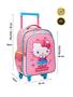 Imagem de Kit Escolar Mochila De Rodinha + Estojo Box Hello Kitty 