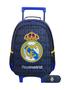 Imagem de Kit Escolar Mochila de Rodinha+Estojo Triplo Real Madrid