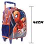 Imagem de Kit Escolar Mochila de Rodinha Garrafa e Estojo Homem Aranha