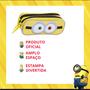 Imagem de Kit Escolar Mochila de Rodinhas Estojo Duplo Grnde Personagens Menino Menina Minecraft Minions Juras