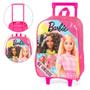 Imagem de Kit Escolar Mochila De Rodinhas Estojo e Lancheira Barbie Fashionista