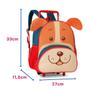 Imagem de Kit Escolar Mochila Passeio Rodinha + Lancheira Térmica Clio Pets DOG