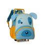 Imagem de Kit Escolar Mochila Rodinha 33cm Lancheira Estojo Cachorro