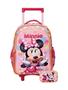 Imagem de Kit Escolar Mochila Rodinha+Estojo Box Minnie Mouse