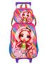 Imagem de Kit Escolar Rainbow High Rosa Mochila de Rodas+ Lancheira 