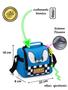 Imagem de Kit Escolar Sonic Pt Mochila Costas + Lancheira + Estojo