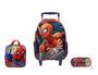 Imagem de Kit Escolar Spider Man G Mochila De Rodas + Lancheira + Estojo - Xeryus