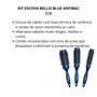 Imagem de Kit Escova Belliz Blue Antibac C/3