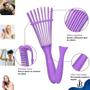 Imagem de Kit Escova Cabelo Raquete + Escova Polvo + Pente 3 Fileiras + Touca Cetim + Xuxa Fru Fru Cetim