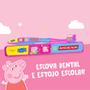 Imagem de Kit Escova de Dente com Estojo e Gel Dental 100g Peppa Pig DentalClean