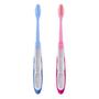 Imagem de Kit Escova Dental Compact Macia Kess Belliz Azul/rosa C/2