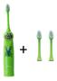 Imagem de Kit Escova Dental Infantil + Refil Verde - Sapo Techline