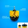 Kit Escova para Furadeira Limpeza de Piso Banheiro e Carpete - Time Vendas Ltda Imagem de Kit Escova para Furadeira Limpeza de Piso Banheiro e Carpete