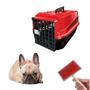 Imagem de Kit Escova Para Pentear Pet Chalesco + Caixa Transporte N2