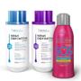 Imagem de Kit Escova Semi Definitiva Zero 300ml + Reconstrutor SOS Forever Liss