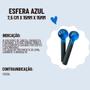 Imagem de Kit Esferas Para Cromoterapia Azul + Kit 4 Curetas Extratora