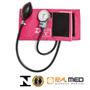 Imagem de Kit Esfigmomanômetro + Estetoscópio Rappaport Rosa - PAMED