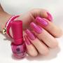 Imagem de Kit Esmalte com Glitter Flamingo Rosa + Base Ana Hickmann