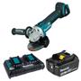 Imagem de Kit Esmerilhadeira 5" 18v Xpt Dga504  Bl + Bateria + Carregador 220v - Makita