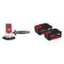 Imagem de Kit Esmerilhadeira Angular a Bateria Te-ag 18/115 Solo Einhell com Kit Bateria Power X-change 2 Unid Preto