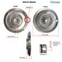 Imagem de Kit espalhadores + bacias + grelhas p/ fogões electrolux 4 bc 52 sg