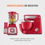 Imagem de Kit Especial Batedeira planetária + Liquidificador vermelho - KT-111 - Mondial