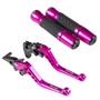 Imagem de Kit Esportivo Rosa Manopla Jupiter Manete Cb600F Hornet