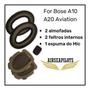 Imagem de Kit Espuma Aviation Headset Bose A10 A20 Com Espuma do Microfone 