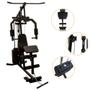 Imagem de Kit Estação de Musculação 66kg + 5 Mini Band Bonafit Preto