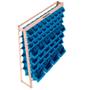 Imagem de Kit Estante Pratica Com 49 Azul 93016 Presto