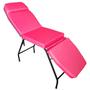 Imagem de Kit Estética Maca 3 pos Mocho Escada e Carr. Estof. Pink