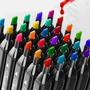 Imagem de Kit Estojo Canetinhas Ponta Dupla Marcador Permanente Touch Marker 24/36/48/60/80 Cores