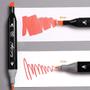 Imagem de Kit Estojo Canetinhas Ponta Dupla Marcador Permanente Touch Marker 24/36/48/60/80 Cores