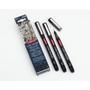 Imagem de Kit Estojo com 3 Canetas Graphik Line Maker 0,1/0,3/0,5mm Preta Derwent