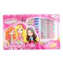 Imagem de Kit Estojo Maleta C/ 98 Pçs P/ Pintura Colorir Infantil Escolar Glam Girls - Well Kids