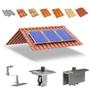Imagem de Kit Estrutura Suporte Fixador 03 Placas Painel Solar