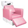 Imagem de KIT Evidence - Cadeira Fixa + Cadeira Reclinável Com Descanso + 1 Lavatório Com Descanso Para Salão