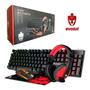 Imagem de Kit Evolut Eg51 (teclado, Mouse Com Led+mousepad E Headset)