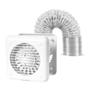 Imagem de Kit Exaustor de Ambientes Itc Com Grade Vento + Duto 5M