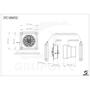 Imagem de Kit Exaustor de Ambientes Itc Com Grade Vento + Duto 5M