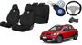 Imagem de Kit Exclusivo: Capas de Tecido para Bancos Saveiro 2009-2023 + Volante + Chaveiro VW