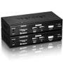 Imagem de Kit extensor KVM TrendNet TK-EX4 - USB - via Cabo de Rede - Estenda teclado, mouse  até 100 metros