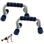 Imagem de Kit Extensor Tensao Media Verde + Extensor em 8 Forte Azul + Par de Apoio Flexao Liveup Sports