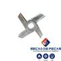 Imagem de Kit Faca Cruzeta e Pino Caracol 98S Inox Para Moedor de Carne 