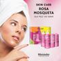 Imagem de Kit Facial Skin Care ROSA MOSQUETA c/ Hialurônico - Nutrição e Hidratação - 04 Produtos Rhenuks