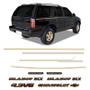 Imagem de Kit Faixa Blazer Dlx Executive 1999 4.3 V6 Adesivo Dourado