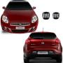 Imagem de Kit Faixa Bravo Wolverine Grafite + Soleira + Emblemas Fiat